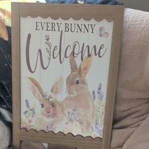 New Wood Easter Sign
